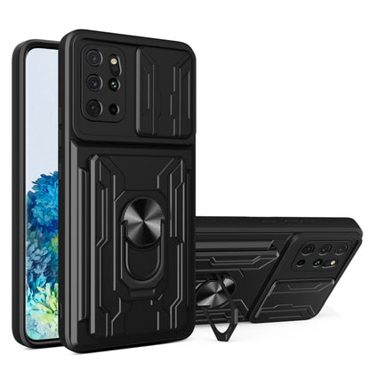 Camera Cover Phone Case with Card Slot & Holder