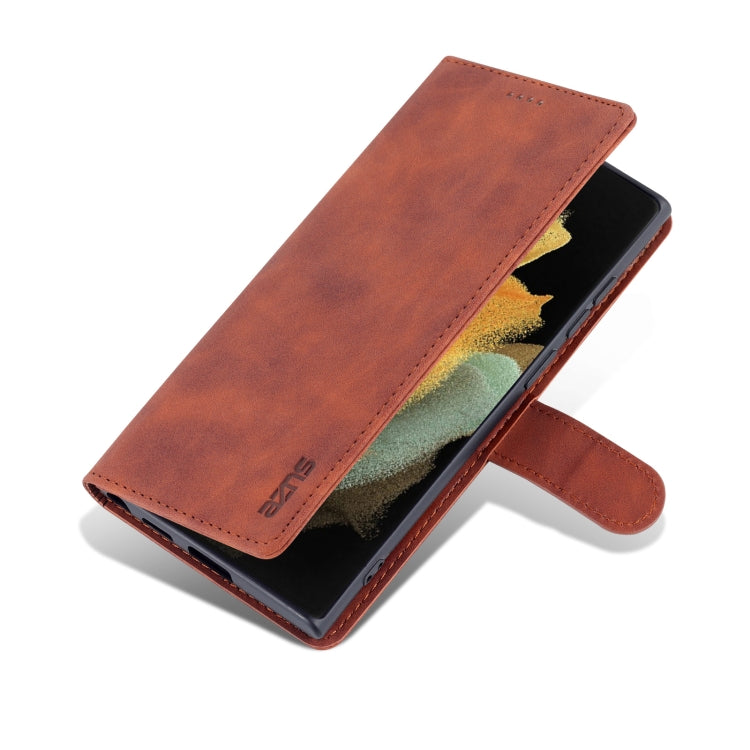 AZNS Skin Feel Calf Texture Horizontal Flip Leather Phone Case