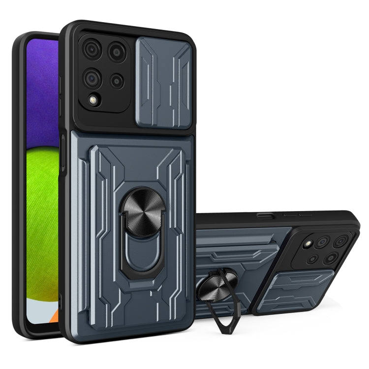 Sliding Camshield Card Phone Case, For Samsung Galaxy A33 5G, For Samsung Galaxy A53 5G, For Samsung Galaxy A22 4G