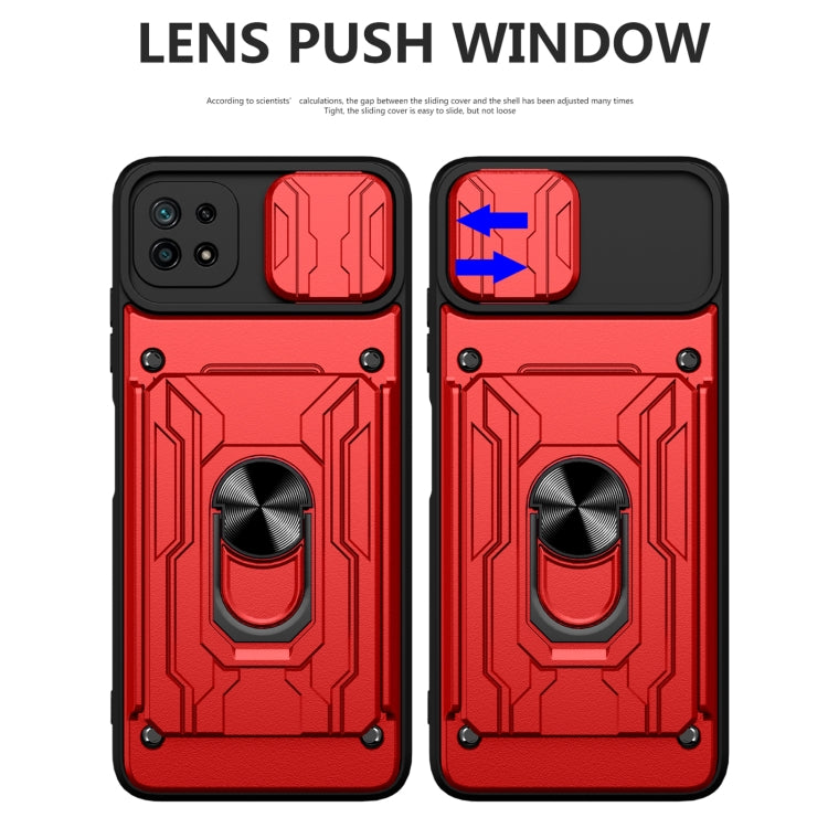 Sliding Camshield Card Phone Case, For Samsung Galaxy A22 5G, For Samsung Galaxy S21 5G, For Samsung Galaxy S21+ 5G