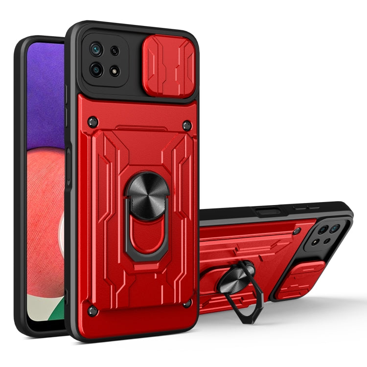 Sliding Camshield Card Phone Case, For Samsung Galaxy A22 5G, For Samsung Galaxy S21 5G, For Samsung Galaxy S21+ 5G