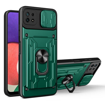 Sliding Camshield Card Phone Case, For Samsung Galaxy A22 5G, For Samsung Galaxy S21 5G, For Samsung Galaxy S21+ 5G