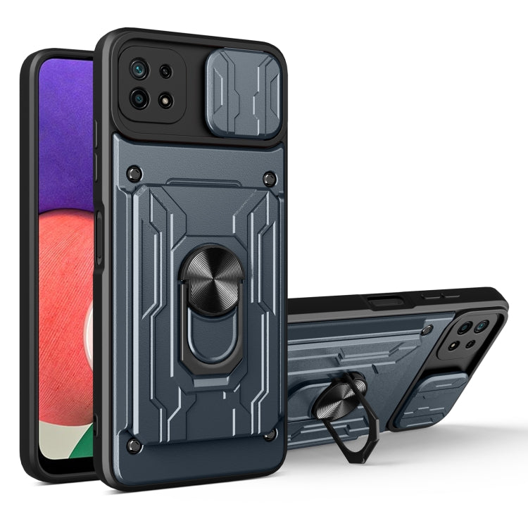 Sliding Camshield Card Phone Case, For Samsung Galaxy A22 5G, For Samsung Galaxy S21 5G, For Samsung Galaxy S21+ 5G