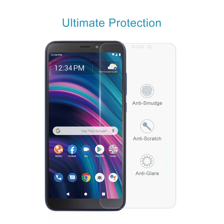 0.26mm 9H 2.5D Tempered Glass Film, For BLU View 3 (1 PC), For Cricket Debut Flip (1 PC), For HOMTOM S16 (1 PC), For ZTE Blade 10 Smart (1 PC), For BLU C5L Max (1 PC), For Cricket Vision 2 (1 PC), For Doogee X93 (1 PC), For ZTE Blade X7 (1 PC)���������...