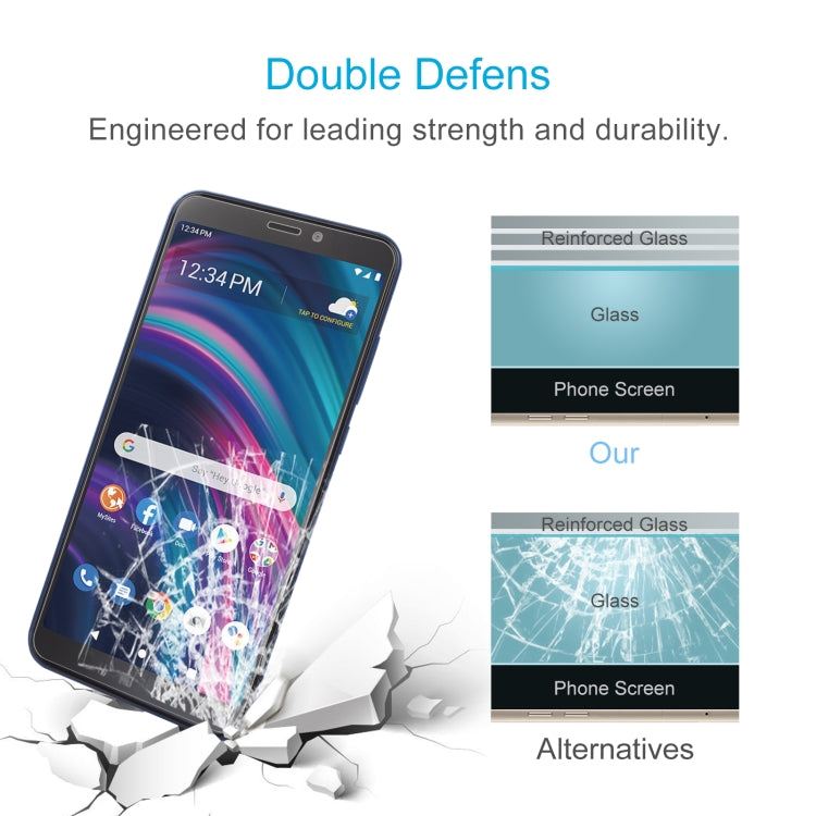 0.26mm 9H 2.5D Tempered Glass Film, For BLU View 3 (1 PC), For Cricket Debut Flip (1 PC), For HOMTOM S16 (1 PC), For ZTE Blade 10 Smart (1 PC), For BLU C5L Max (1 PC), For Cricket Vision 2 (1 PC), For Doogee X93 (1 PC), For ZTE Blade X7 (1 PC)���������...