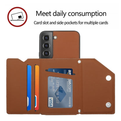 Skin Feel PU + TPU + PC Phone Case with Card Slots