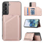 Skin Feel PU + TPU + PC Phone Case with Card Slots