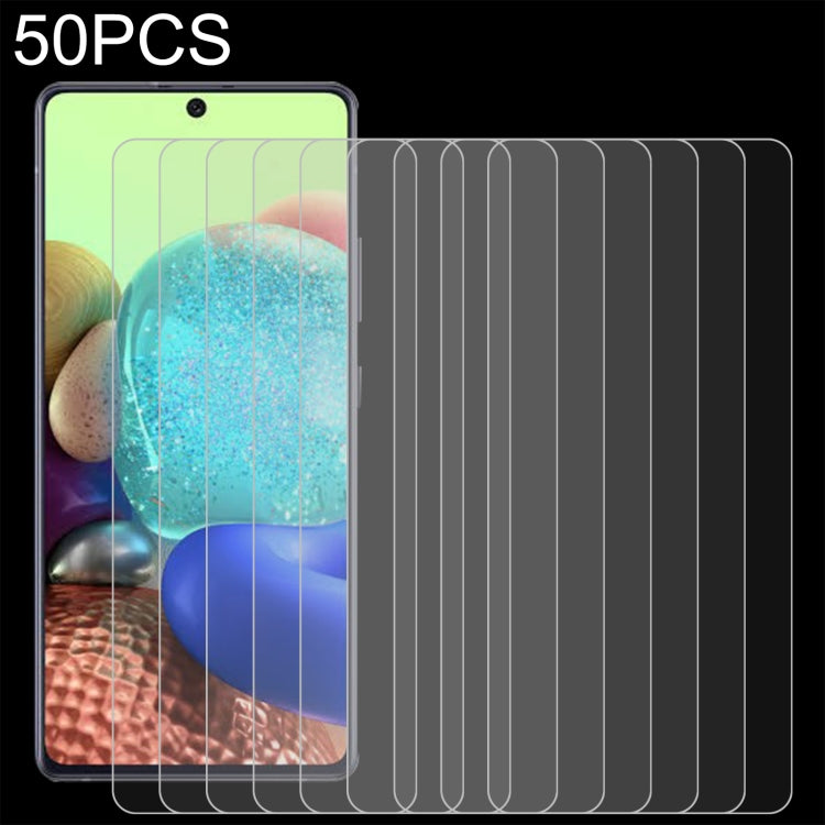 50 PCS 0.26mm 9H 2.5D Tempered Glass Film