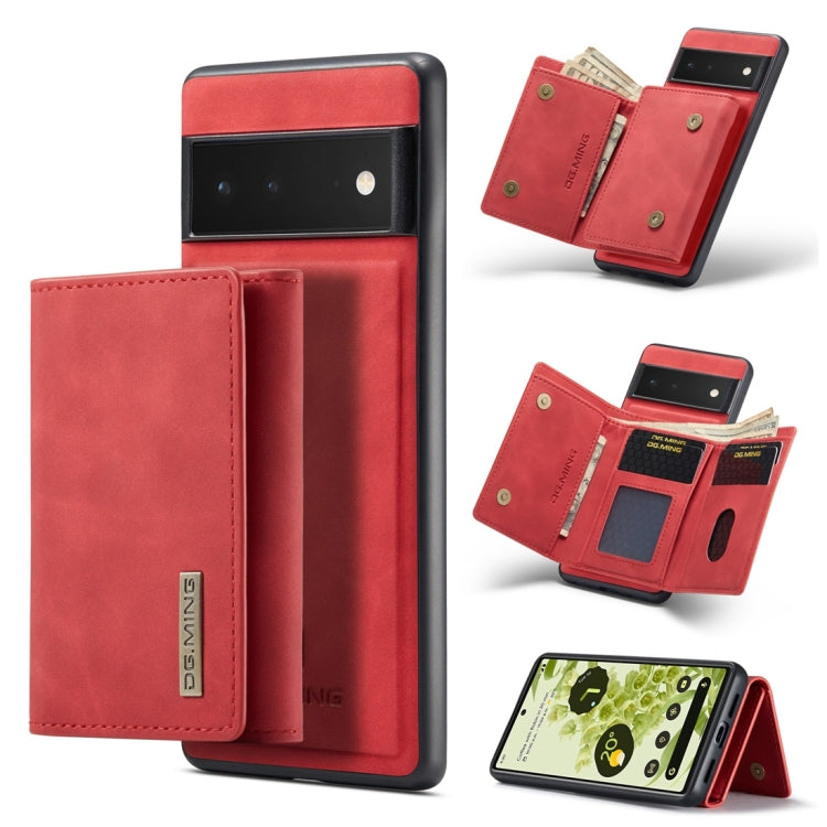 DG.MING M1 Series 3-Fold Multi Card Wallet + Magnetic Back Cover Case