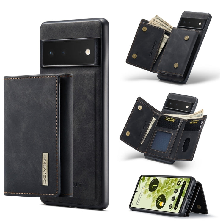 DG.MING M1 Series 3-Fold Multi Card Wallet + Magnetic Back Cover Case