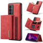 DG.MING M1 Series 3-Fold Multi Card Wallet + Magnetic Back Cover Case, For Google Pixel 6 Pro, For OnePlus 9RT 5G