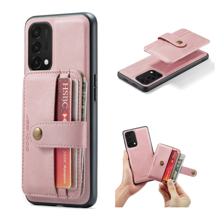 JEEHOOD RFID Blocking Anti-Theft Magnetic PU + TPU Phone Case