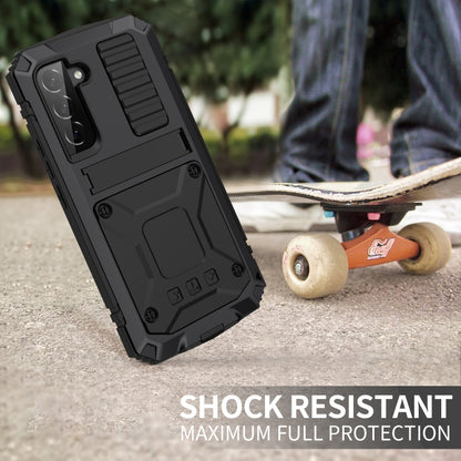 R-JUST Metal + Silicone Holder Phone Case