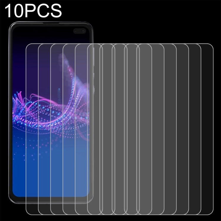 10 PCS 0.26mm 9H 2.5D Tempered Glass Film