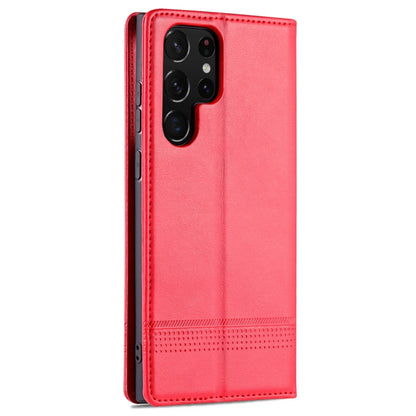 AZNS Magnetic Calf Texture Horizontal Flip Leather Phone Case