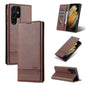 AZNS Magnetic Calf Texture Horizontal Flip Leather Phone Case, For Samsung Galaxy S22 Ultra 5G