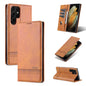 AZNS Magnetic Calf Texture Horizontal Flip Leather Phone Case, For Samsung Galaxy S22 Ultra 5G