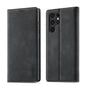 LC.IMEEKE Soft PU + TPU Magnetic Skin-friendly Feeling Leather Phone Case, For Samsung Galaxy S22 Ultra, For Samsung Galaxy S22