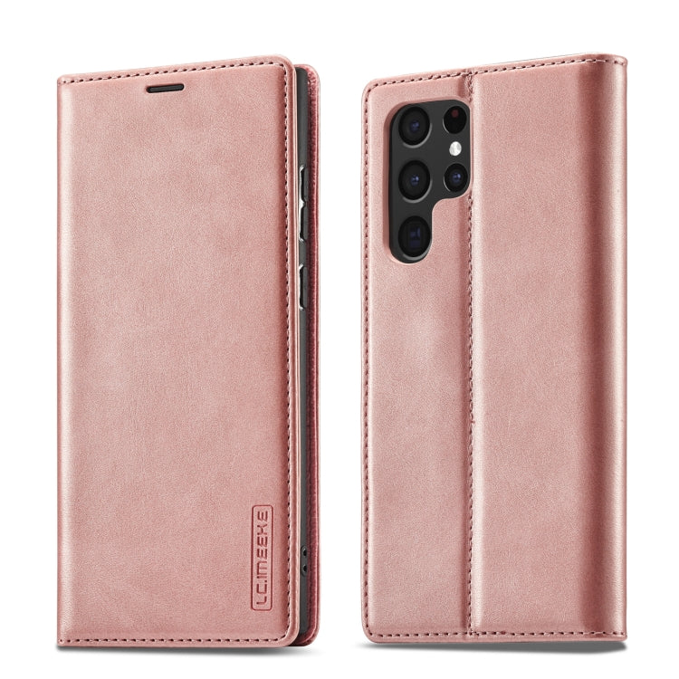 LC.IMEEKE Soft PU + TPU Magnetic Skin-friendly Feeling Leather Phone Case