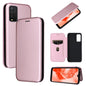 Carbon Fiber Texture Magnetic Horizontal Flip Leather Phone Case, For TCL 205, For Motorola Moto G200 5G / Edge S30, For ZTE Libero 5G II