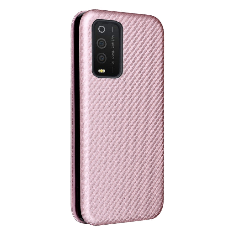 Carbon Fiber Texture Magnetic Horizontal Flip Leather Phone Case, For TCL 205, For Motorola Moto G200 5G / Edge S30, For ZTE Libero 5G II