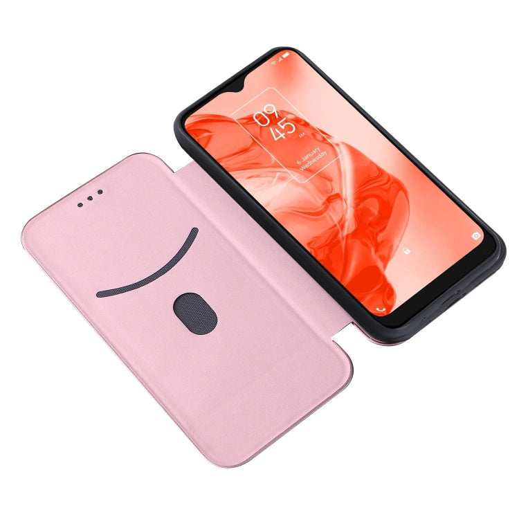 Carbon Fiber Texture Magnetic Horizontal Flip Leather Phone Case, For TCL 205, For Motorola Moto G200 5G / Edge S30, For ZTE Libero 5G II