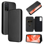 Carbon Fiber Texture Magnetic Horizontal Flip Leather Phone Case, For TCL 205, For Motorola Moto G200 5G / Edge S30, For ZTE Libero 5G II