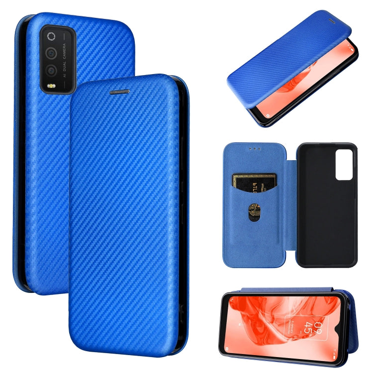 Carbon Fiber Texture Magnetic Horizontal Flip Leather Phone Case, For TCL 205, For Motorola Moto G200 5G / Edge S30, For ZTE Libero 5G II