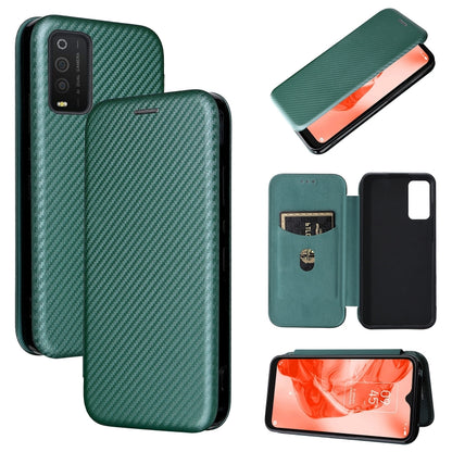 Carbon Fiber Texture Magnetic Horizontal Flip Leather Phone Case, For TCL 205, For Motorola Moto G200 5G / Edge S30, For ZTE Libero 5G II