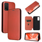 Carbon Fiber Texture Magnetic Horizontal Flip Leather Phone Case, For TCL 205, For Motorola Moto G200 5G / Edge S30, For ZTE Libero 5G II