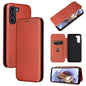 Carbon Fiber Texture Magnetic Horizontal Flip Leather Phone Case, For TCL 205, For Motorola Moto G200 5G / Edge S30, For ZTE Libero 5G II