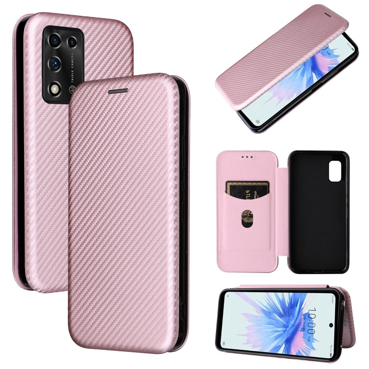 Carbon Fiber Texture Magnetic Horizontal Flip Leather Phone Case, For TCL 205, For Motorola Moto G200 5G / Edge S30, For ZTE Libero 5G II