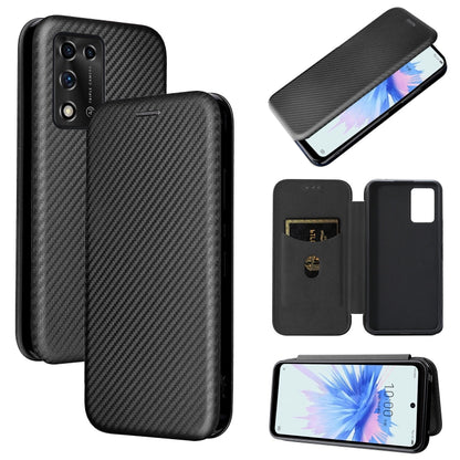 Carbon Fiber Texture Magnetic Horizontal Flip Leather Phone Case, For TCL 205, For Motorola Moto G200 5G / Edge S30, For ZTE Libero 5G II