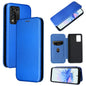 Carbon Fiber Texture Magnetic Horizontal Flip Leather Phone Case, For TCL 205, For Motorola Moto G200 5G / Edge S30, For ZTE Libero 5G II