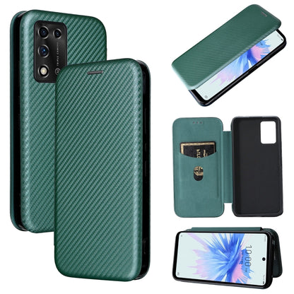 Carbon Fiber Texture Magnetic Horizontal Flip Leather Phone Case, For TCL 205, For Motorola Moto G200 5G / Edge S30, For ZTE Libero 5G II