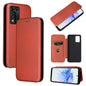 Carbon Fiber Texture Magnetic Horizontal Flip Leather Phone Case, For TCL 205, For Motorola Moto G200 5G / Edge S30, For ZTE Libero 5G II