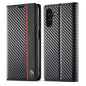 LC.IMEEKE Carbon Fiber Horizontal Flip Leather Phone Case, For Samsung Galaxy A13 5G, For Samsung Galaxy S22 Ultra 5G