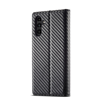 LC.IMEEKE Carbon Fiber Horizontal Flip Leather Phone Case, For Samsung Galaxy A13 5G, For Samsung Galaxy S22 Ultra 5G