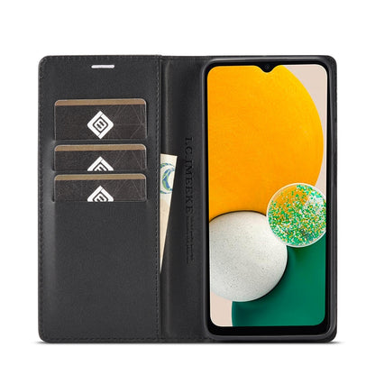 LC.IMEEKE Carbon Fiber Horizontal Flip Leather Phone Case, For Samsung Galaxy A13 5G, For Samsung Galaxy S22 Ultra 5G