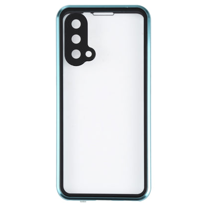 Full Cover Magnetic Metal Tempered Glass Phone Case, For OnePlus Nord CE 5G
