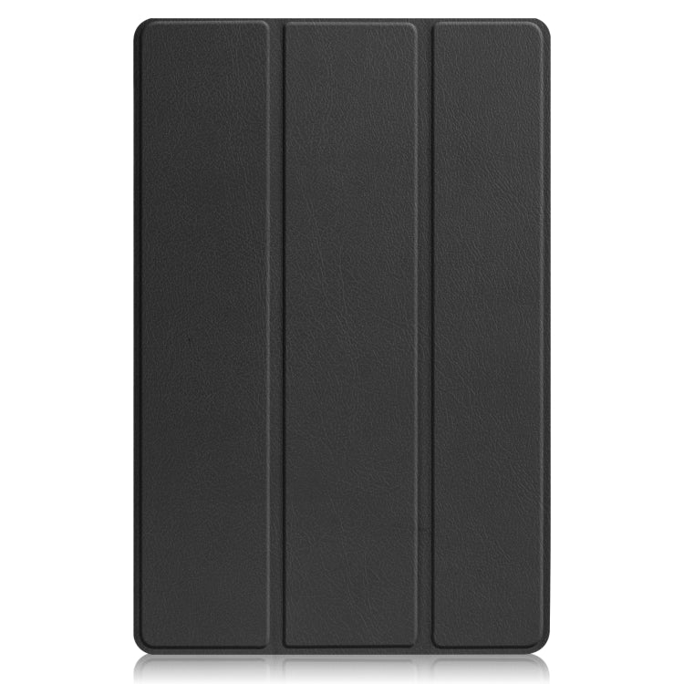 Three-folding Holder Custer Texture Leather Tablet Case, For Lenovo Tab P12 Pro 12.6, For Nokia  T20, For TCL Tab 10s