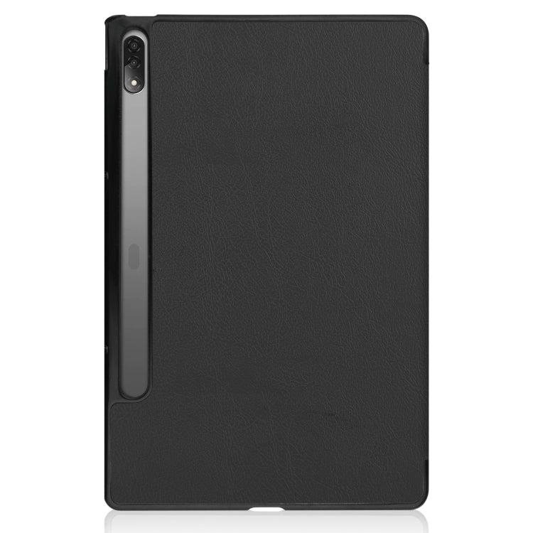 Three-folding Holder Custer Texture Leather Tablet Case, For Lenovo Tab P12 Pro 12.6, For Nokia  T20, For TCL Tab 10s
