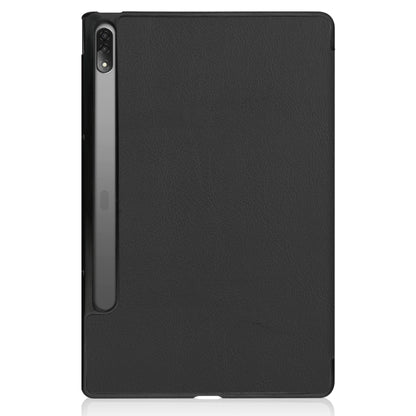 Three-folding Holder Custer Texture Leather Tablet Case, For Lenovo Tab P12 Pro 12.6, For Nokia  T20, For TCL Tab 10s