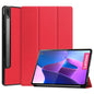 Three-folding Holder Custer Texture Leather Tablet Case, For Lenovo Tab P12 Pro 12.6, For Nokia  T20, For TCL Tab 10s