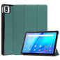 Three-folding Holder Custer Texture Leather Tablet Case, For Lenovo Tab P12 Pro 12.6, For Nokia  T20, For TCL Tab 10s