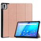 Three-folding Holder Custer Texture Leather Tablet Case