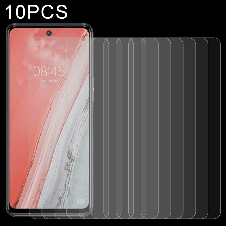 10 PCS 0.26mm 9H 2.5D Tempered Glass Film