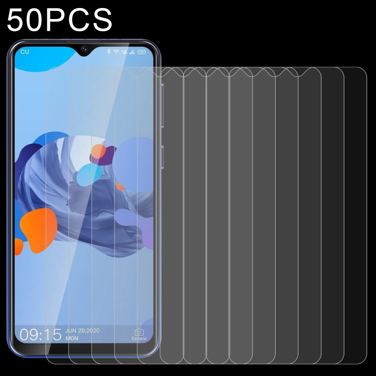 50 PCS 0.26mm 9H 2.5D Tempered Glass Film, For Oukitel C19 Pro (50 PCS), For ZTE Libero 5G II (50 PCS), For Oukitel WP12 Pro (50 PCS)