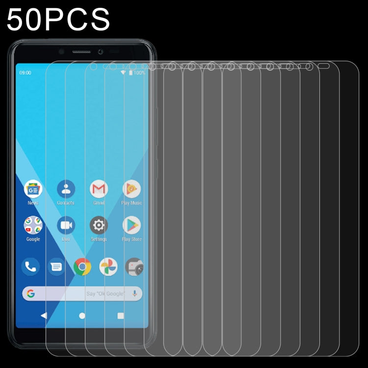 50 PCS 0.26mm 9H 2.5D Tempered Glass Film, For BLU Studio X10+ (50 PCS), For BLU Studio X10L (50 PCS), For BLU C7 (50 PCS), For BLU G50 Plus (50 PCS), For Wiko Y52 (50 PCS), For BLU G60 (50 PCS), For Wiko Sunny 5 Lite (50 PCS), For BLU G80 (50 PCS)    ...
