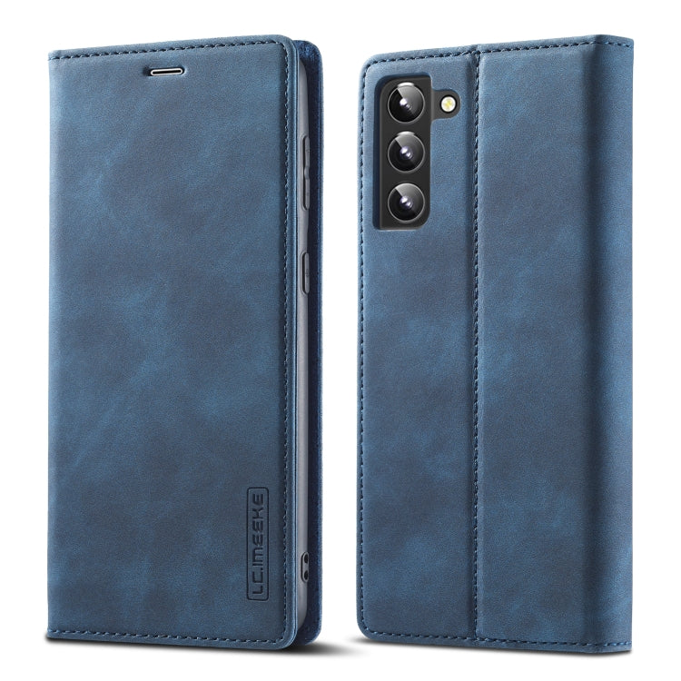 LC.IMEEKE Soft PU + TPU Magnetic Skin-friendly Feeling Leather Phone Case